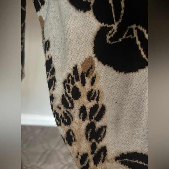 Maeve for Anthropologie Montana quarter zip jacquard sweater size L - Picture 8 of 8